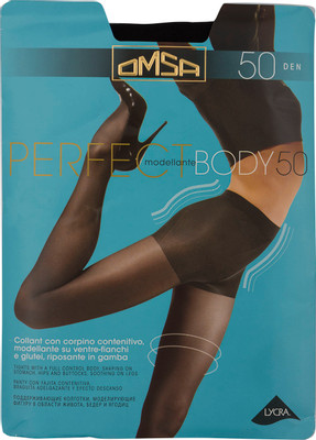 Колготки Omsa Perfect Body 50 Nero Черные Размер 2