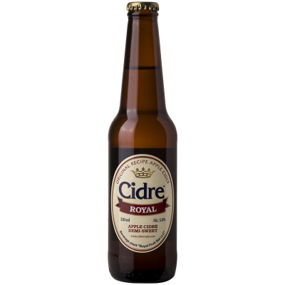 Сидр Cidre Royal Яблочный особый полусладкий 4.5%, 0.33л