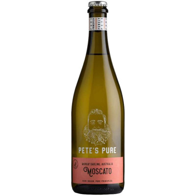 Вино игристое Pete's Pure Мускат белое сладкое 5.5%, 750мл