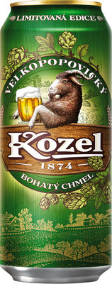 Пиво Velkopopovicky Kozel Богатый хмель светлое 4.7%, 450мл