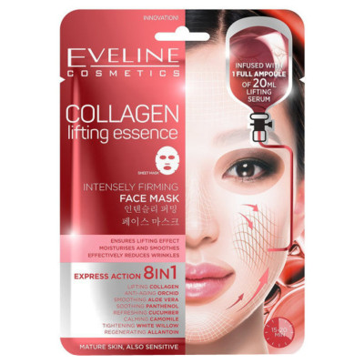 Маска для лица Eveline Cosmetics Коллагеновая подтягивающая противовозрастная