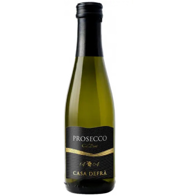 Игристое вино Casa Defra Prosecco белое сухое, 200мл