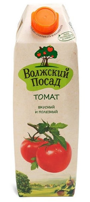Сок Волжский Посад томатный, 1л