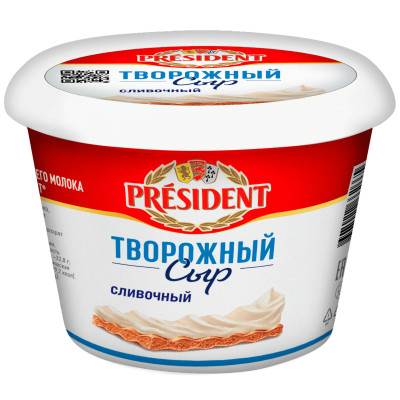 Сыр President Сливочный творожный, 140г
