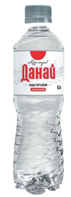 Вода Данай артезианская питьевая 1 категории негазированная, 500мл