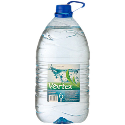 Вода Vortex артезианская питьевая 1 категории негазированная, 6л