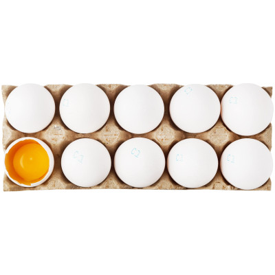 Яйца Ирбитское куриные пищевые С1, 10шт
