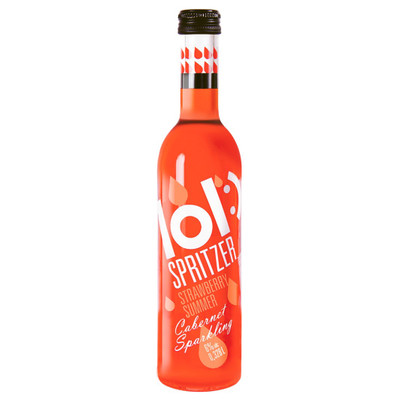 Напиток винный Spritzer Лол Клубничное лето Каберне красный полусладкий 6% газированный, 328мл