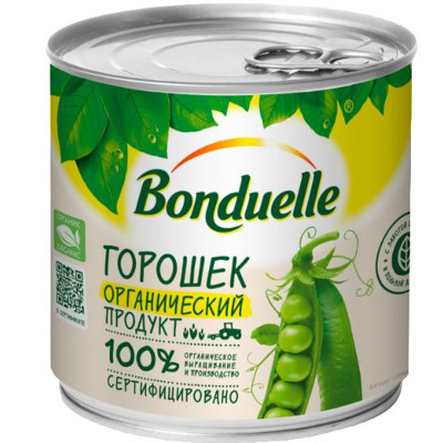 Горошек зелёный Bonduelle, 400г