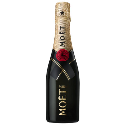 Вино игристое Moёt & Chandon Brut Imperial Champagne AOC белое брют 12%, 200мл