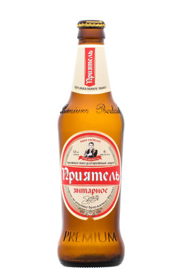Пиво Приятель Янтарное светлое 5%, 450мл