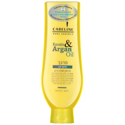 Кондиционер Careline Pure Essence с кератином и аргановым маслом, 600мл