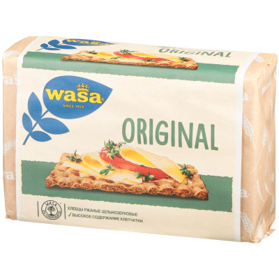 Хлебцы Wassa ржаные традиционные, 275г