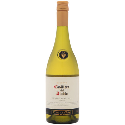 Вино Casillero del Diablo Резерва Шардоне белое полусухое, 750мл