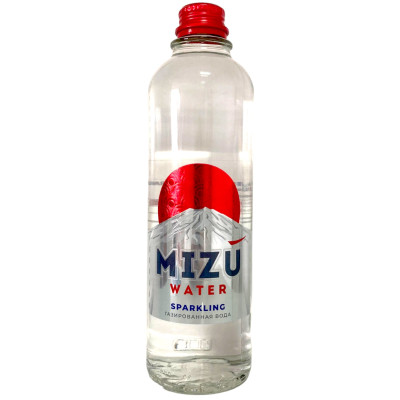 Вода Mizu питьевая газированная, 500мл
