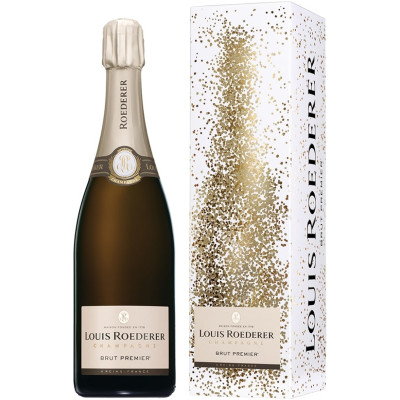 Вино игристое Louis Roederer Brut Premier Champagne AOC белое брют 12%, 750мл