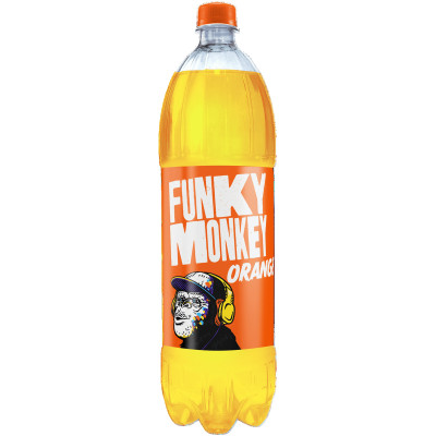 Напиток безалкогольный Funky Monkey апельсин сильногазированный, 1.5л
