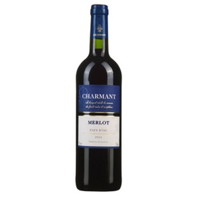 Вино Charmant Merlot красное полусухое 12.5-13.5%, 750мл