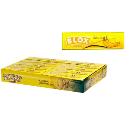 Жевательная резинка Blox банан, 12,5г