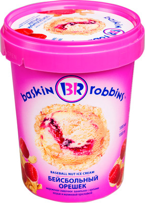 Мороженое Baskin Robbins Бейсбольный орешек, 1л