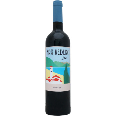 Вино Arrivederci красное полусухое 13%, 750мл