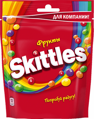 Драже Skittles фрукты в сахарной глазури, 165г