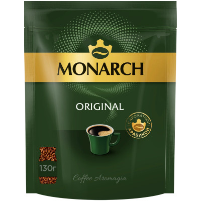 Кофе Monarch Original натуральный растворимый сублимированный, 130г