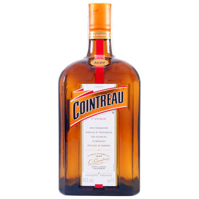 Ликёр Cointreau крепкий 40% в подарочной упаковке, 700мл + бокал