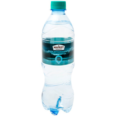 Вода артезианская природная питьевая 1 категории негазированная Маркет Перекрёсток, 500мл