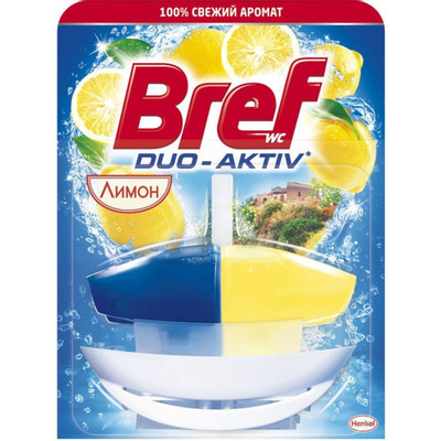 Средство чистящее Bref Duo Aktiv для унитаза лимон, 50г