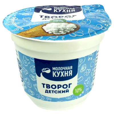 Творог Молочная кухня с 6 месяцев 10%, 100г