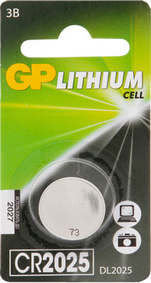 Батарейка GP литевые CR2025-8C1