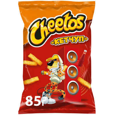 Кукурузные снеки Cheetos Кетчуп, 85г