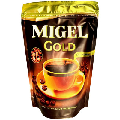 Кофе Migel Gold натуральный растворимый сублимированный, 150г