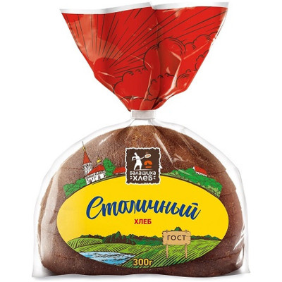 Хлеб Коломенское Столичный нарезка, 300г