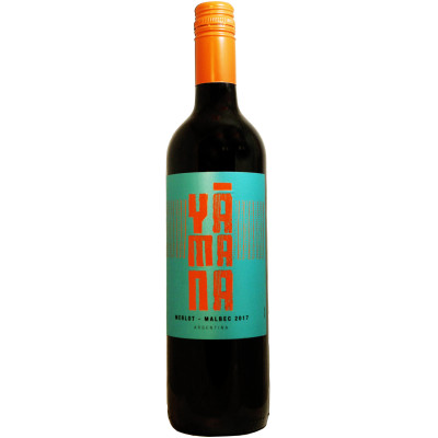 Вино Yamana Malbec-Merlot красное сухое 12.5%, 750мл