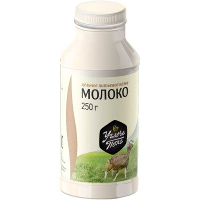 Молоко Углече Поле цельное питьевое козье пастер мдж 2.8-5.6%, 250мл