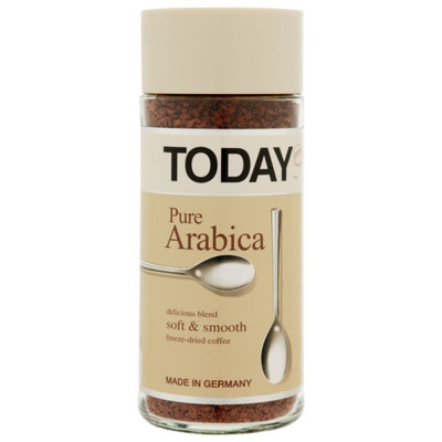 Кофе Today Pure Arabica растворимый, 95г