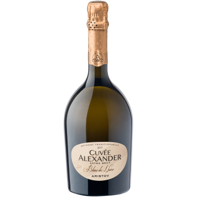 Вино Aristov Cuvee Alexander Blanc De Noirs белое экстра брют 11-13%, 750мл