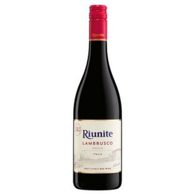 Вино игристое Riunite Lambrusco Rosso красное полусладкое 8%, 750мл