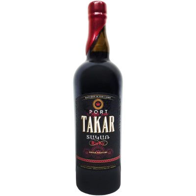 Вино Takar Ruby крепленое красное марочное, 750 мл