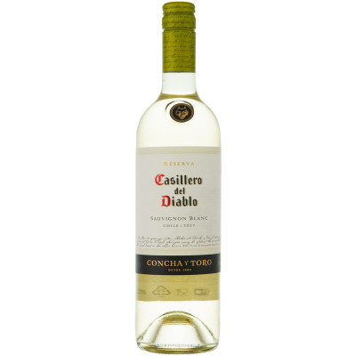 Вино Casillero del Diablo Sauvignon Blanc Reserva белое сухое 13%, 750мл