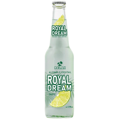 Напиток слабоалкогольный Relax Royal Dream газированный 5.5%, 330мл