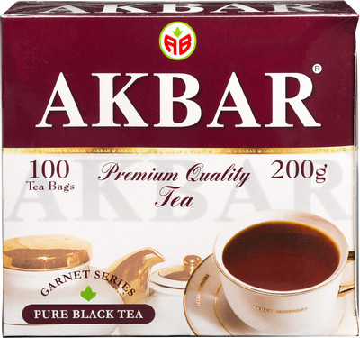 Чай Akbar Гранатовая серия чёрный в пакетиках, 100х2г