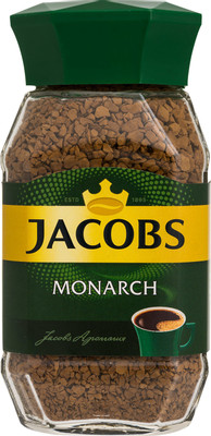 Кофе Jacobs Monarch Intense натуральный растворимый сублимированный, 47.5г