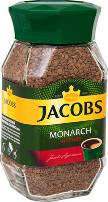 Кофе Jacobs Monarch Intense натуральный растворимый сублимированный, 95г