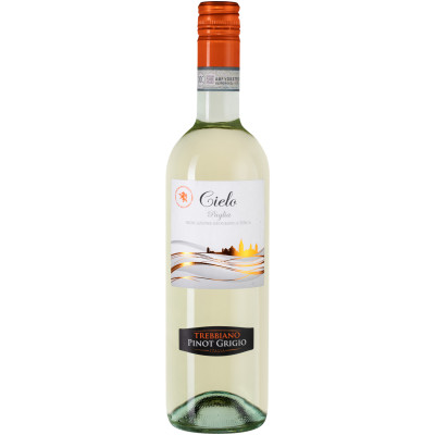 Вино Cielo Trebbiano - Pinot Grigio белое полусухое 12%, 750мл