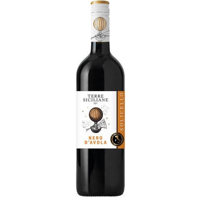 Вино Solichello Неро д`Авола красное сухое 13%, 750мл