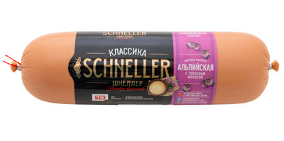 Колбаса варёная Schneller Альпийская с топлёным молоком, 500г
