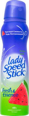 Дезодорант антиперспирант спрей Lady Speed Stick женский Fresh & Essence Perfect Look Арбуз, 150мл